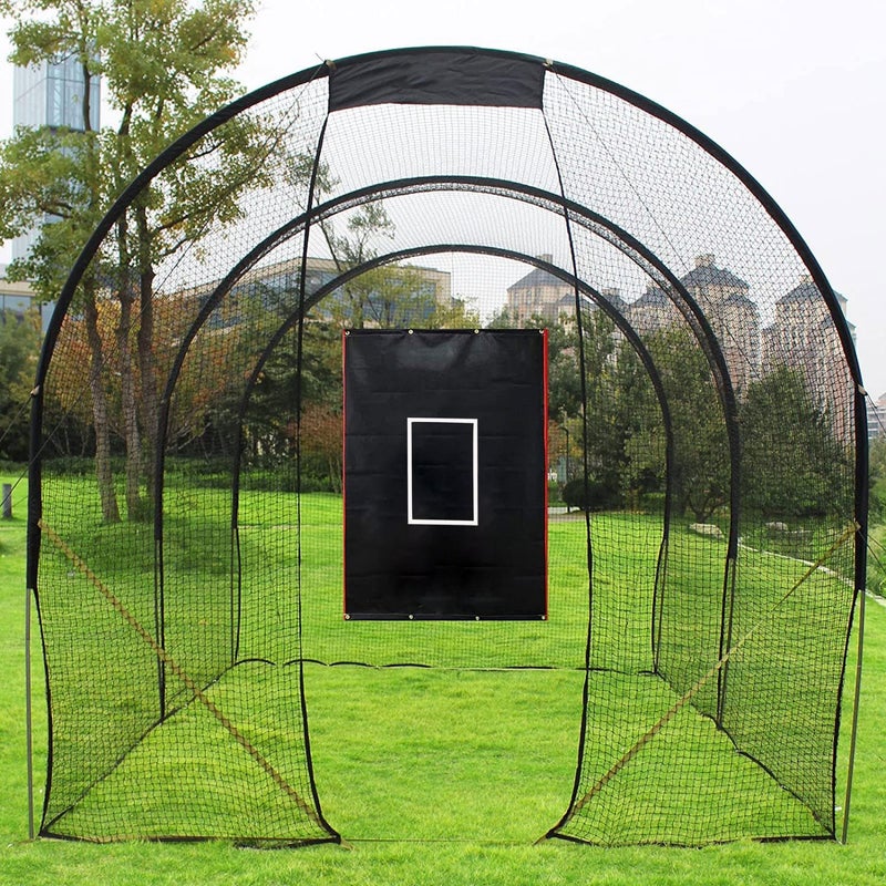 Supvision Batting Cage Backstop with Strike Zone Heavy Duty PVC Coated Oxford Fabric Vinyl Baseball Backstops with Catcher Softball Pitcher Training Equipment Aid - Image 4